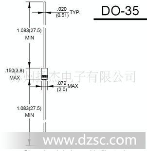 开关二管1n4148封装是插件do35贴片ll34sod80minimelf