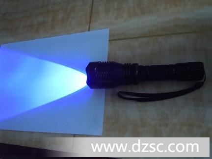 最新5W 365nm大功率紫外光LED手电筒