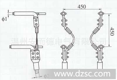 批发永固金具固牌金具jr六变二线夹jnyjtljty四变二线夹