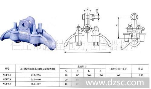 电力金具悬垂线夹,楔形线夹,耐张线夹