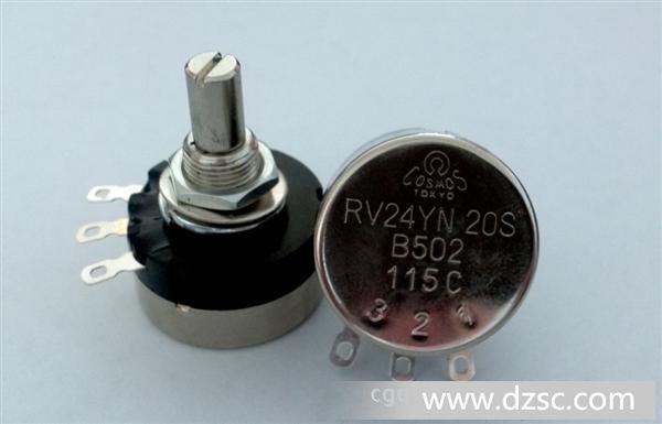 电位器RV24YN单圈可调电位器旋转电位器寿命