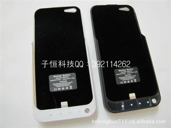 iphone5手机外壳移动电池 苹果5代手机壳 充电