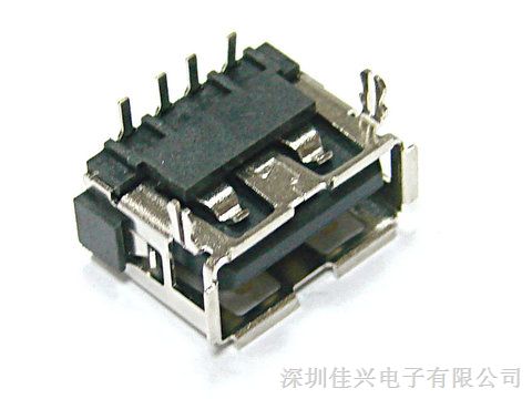 usb a母座 短体10.0 前两脚 鱼叉来电13168017