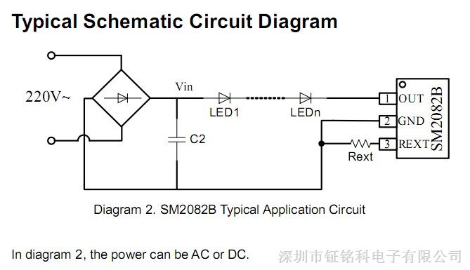 sm2082b single channel led constant current driver