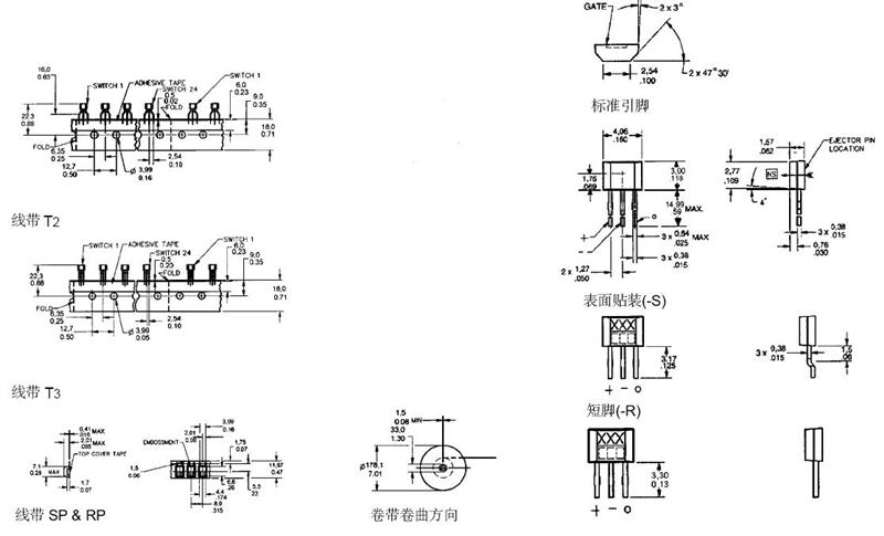 霍尔位置传感器honeywell
