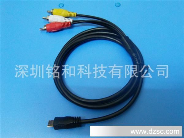 监控视频线 MINI HDMI M\/3个RCA M L=1.5米
