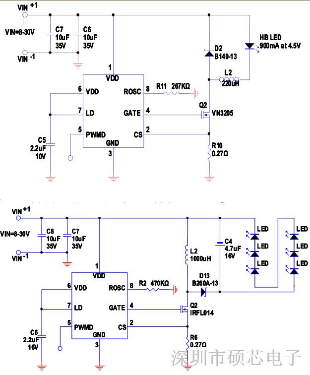 * rgb 背光 led 驱动器     * 平板显示器背光驱动     * 恒流源