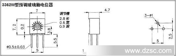 高精度电位器3362原装正品有现货