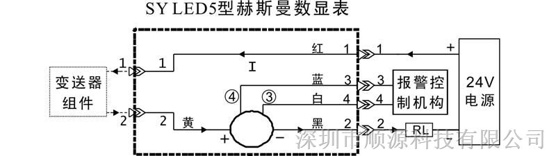 赫斯曼数显表典型应用接线图