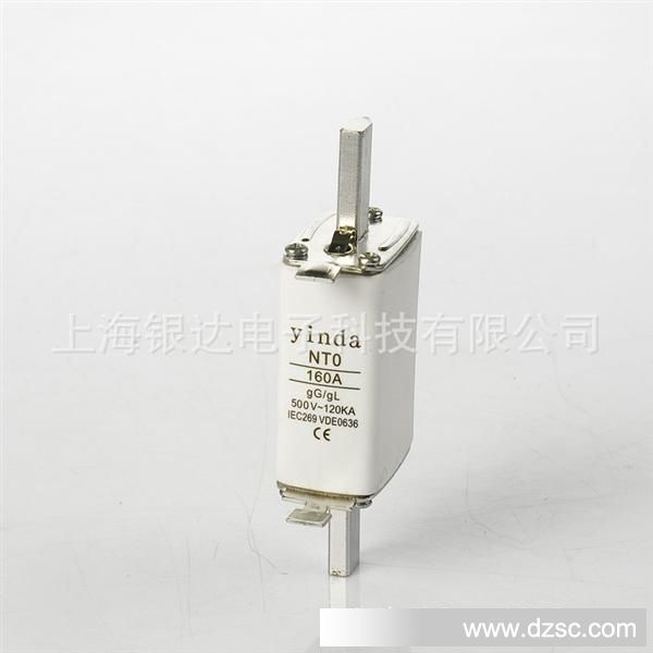 银达电器保险丝方管刀形触头熔断器rt16-0 nt0/nh0快速低压熔断体