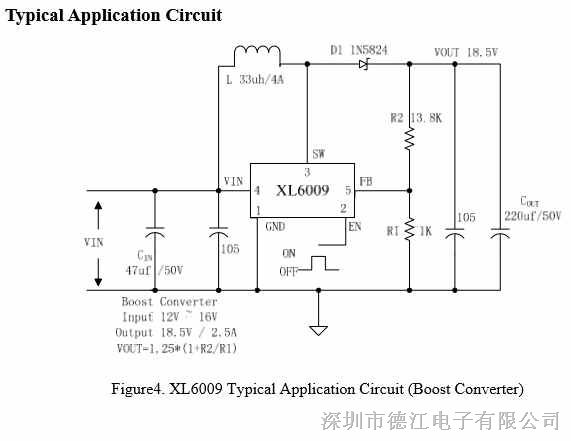 xl6009 50w 升压/升降压型直流电源变换器ic