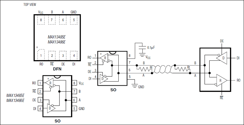 Max13487eesa схема подключения