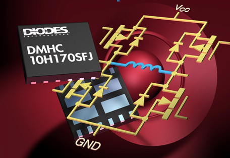 Diodes - 100V MOSFET H桥采用5mm x 4.5mm封装 有效节省占位面积