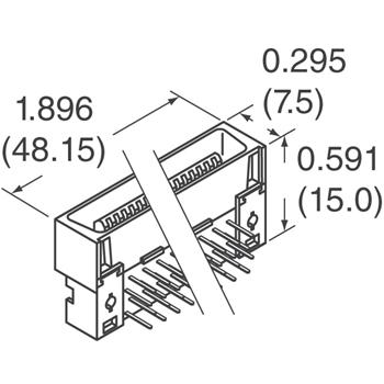 FX2-60P-1.27DS(71)外观图