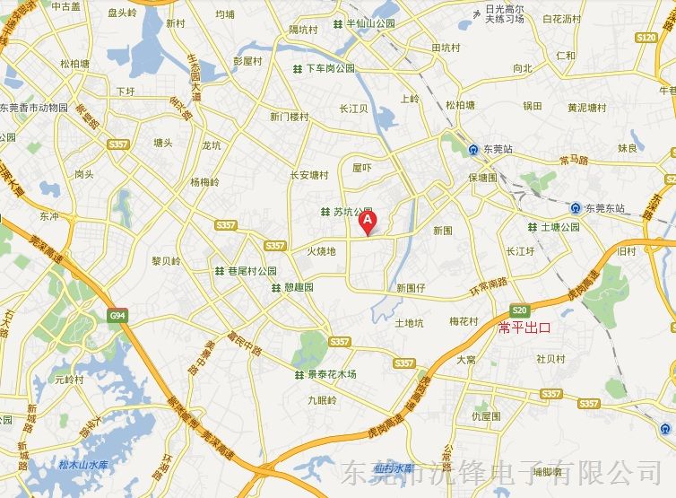 东莞市沅锋电子有限公司地图