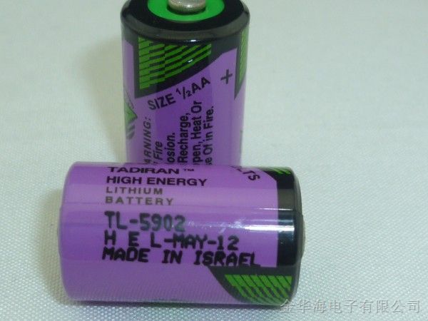 供应  TADIRAN SIZE1/2AA 3.6V锂电池 TL-5902 通用型号ER14250