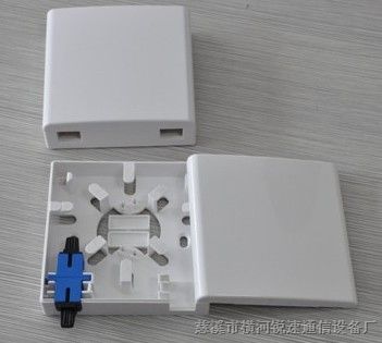 供应电子类-86光纤面板盒 瓷白