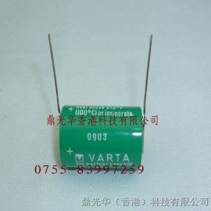 供应 VARTA 瓦尔塔 锂电池 CR1/2AA 3V 焊脚可代替三洋CR14250SE