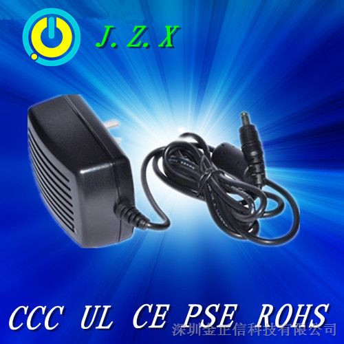 供应12V1A电源适配器，通过CCC CE UL PSE FCC