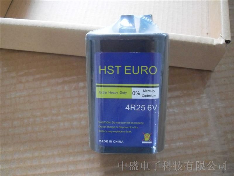 供应4R25 6V路障灯电池