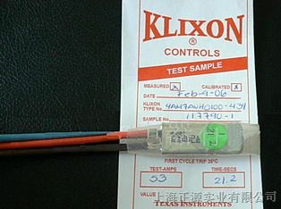 供应 Klixon 4AM系列热保护器(大电流过载保护)
