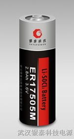 供应武汉银泰科技锂亚电池ER17505M