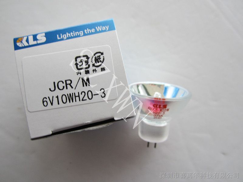 供应日本KLS不带线血凝灯泡JCR/M 6V10WH20-3光学检验卤素杯灯