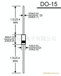 整流二*管 二*管 RL205 RL202 RL201等