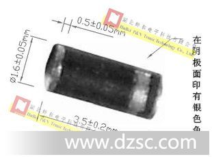 HER   HGL341M    HGL341G *恢复二*管DO-213AA