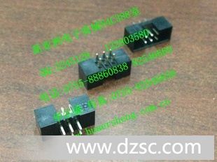 2.0mm2**IN直插渡金简易牛角座6PIN