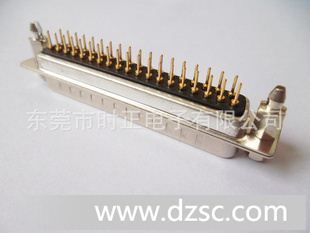 D-SUB连接器DB37插板式车针铆铜柱型接插件公座母座