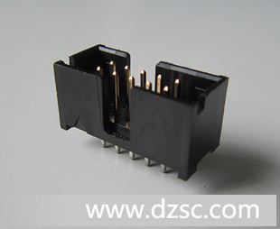 供应简牛,2.54mm,2*5P,黑色,180度,DIP,5103308-1,Tyco