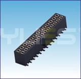 2.54mm 排母 双排 SMT 带凸点 四面包