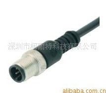 供应M12 4芯*水连接器 仪器仪表用连接器