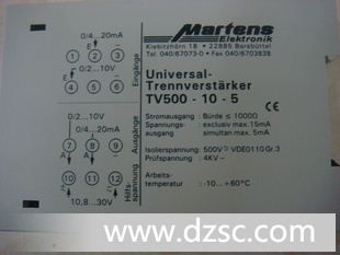 德国  MARTENS   传感器 TV500-10-5