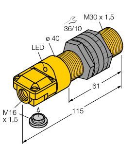 NI15-P30SR-AP6X 电感式传感器 图尔克