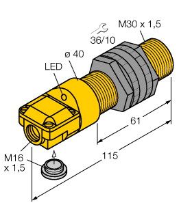 NI15-P30SR-AP6X 电感式传感器