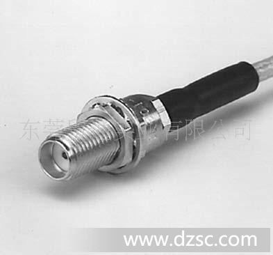 10.SMA F Bulkhead for Cable  SMA射频同轴连接器SMA射频连接器