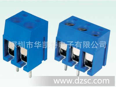 供PCB镙钉式接线端子，DG305-5.0，2PIN/*IN/5PIN中空端子