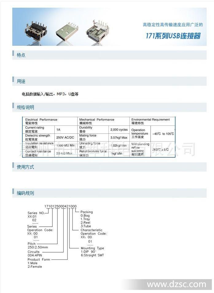 正牌科电有限公司 供应各类U*/HDMI/mini/等连接器 型号*