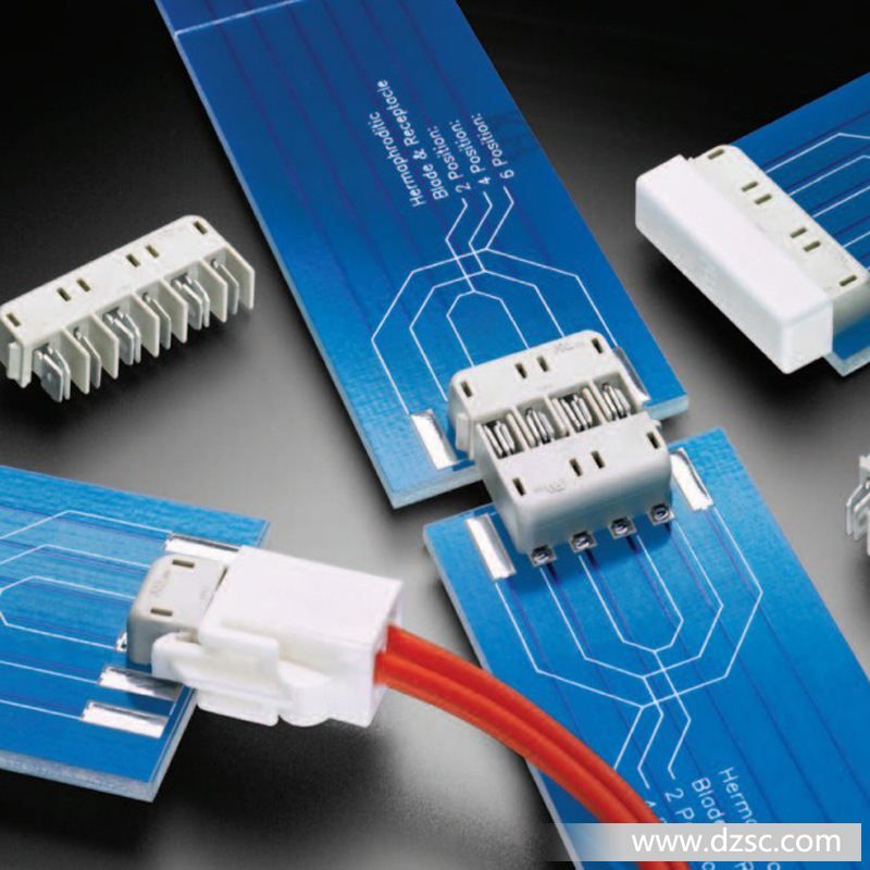 供应：2058302-2 LED连接器 线对板 双性连接器 泰科端子(散装)