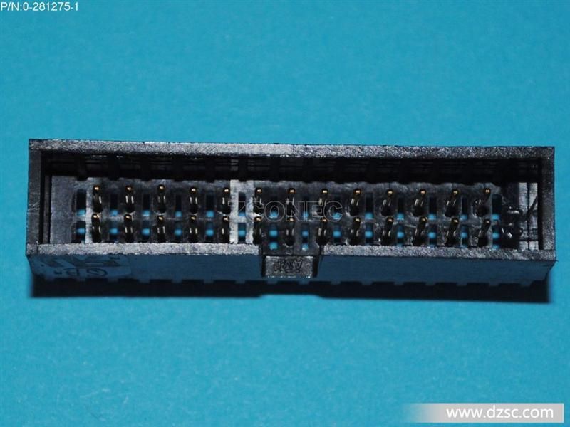 AMP工业电源PCB插座0-281275-1tyco泰科连接器