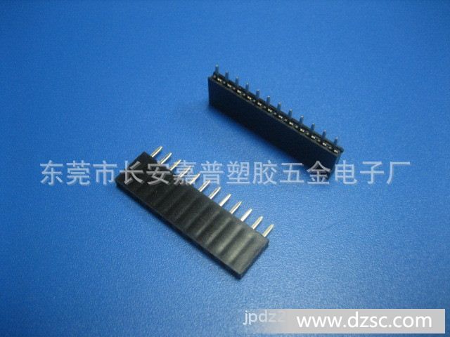 2.54mm排母单排H4.3 180度DIP