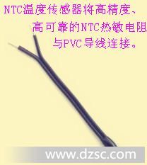 带线NTC热敏电阻10KΩ±1%环氧温度传感器