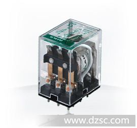 爱克斯小型插针中间继电器i 14脚 4组转换 3A电流 直插 12v 24v