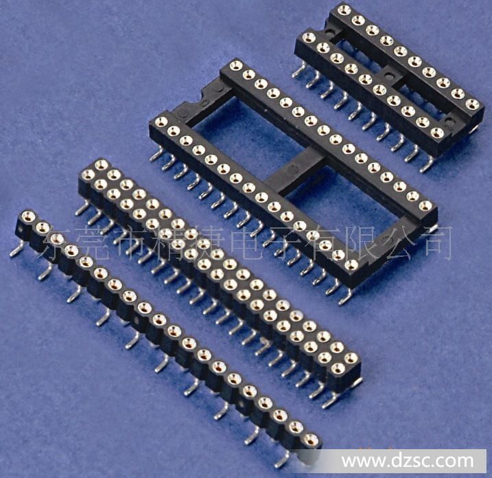 * 单双排圆孔IC插座 IC座 IC Socket 连接器 接插件