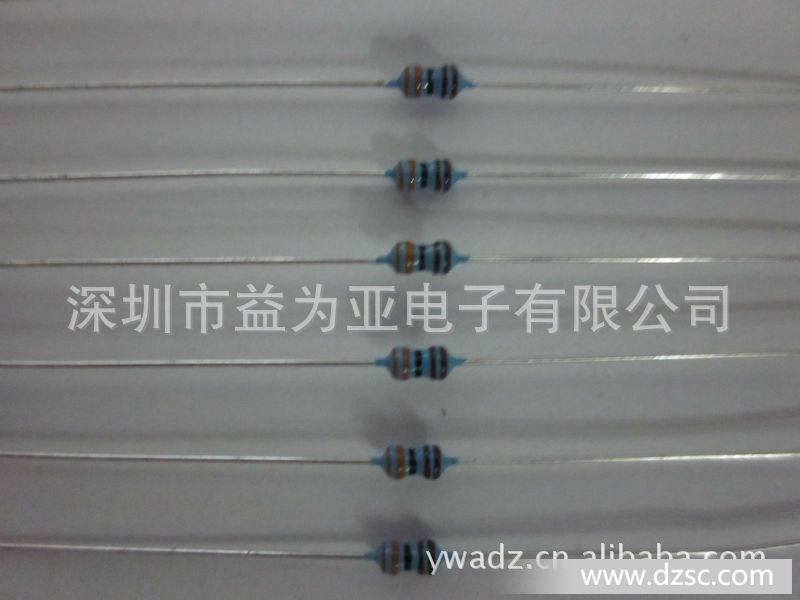 插件金属膜电阻 精密电阻1/8W  1/6W