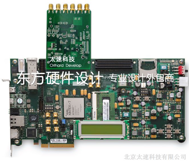 DSP/ADDA/cameralink子卡与开发板 Xilinx Kintex-7 FPGA KC705组合使用