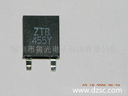 表面贴装式陶瓷谐振器ZTB455Y