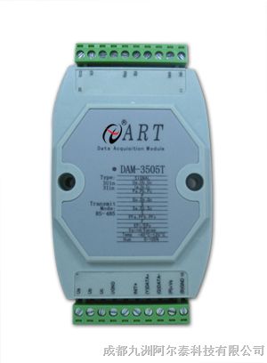 供应阿尔泰8路 DS18B20温度传感器输入模块DAM-3601